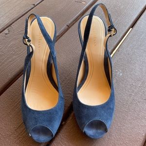 Size 6.5 suede heels